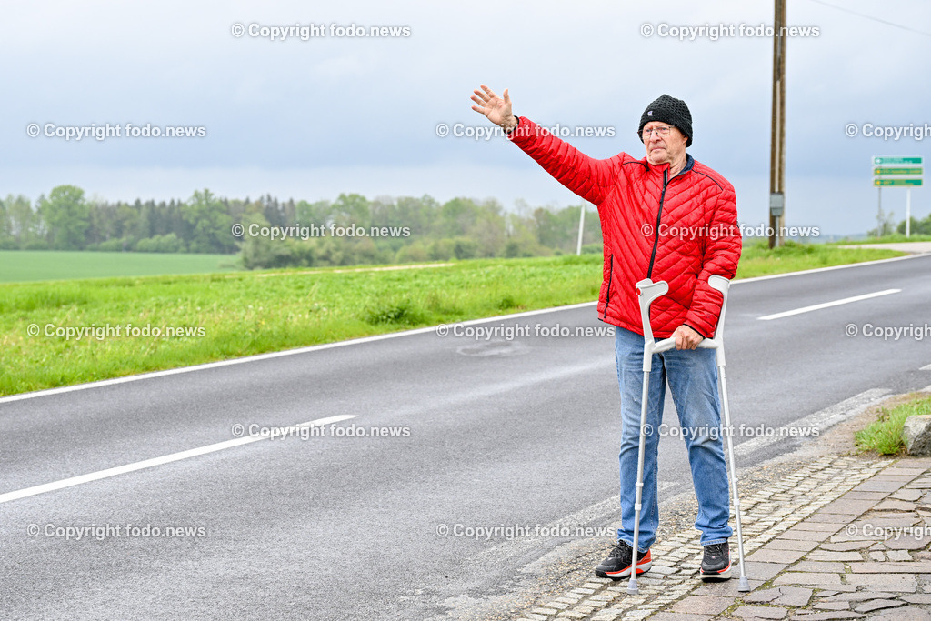 Josef Untermair_ Unfallopfer_ 19.04.2024-8 | 19.04.2024, Hofkirchen, AUT, Josef Untermair, im Bild Josef Untermair, Unfallopfer, Verletzungen, Raserstrecke