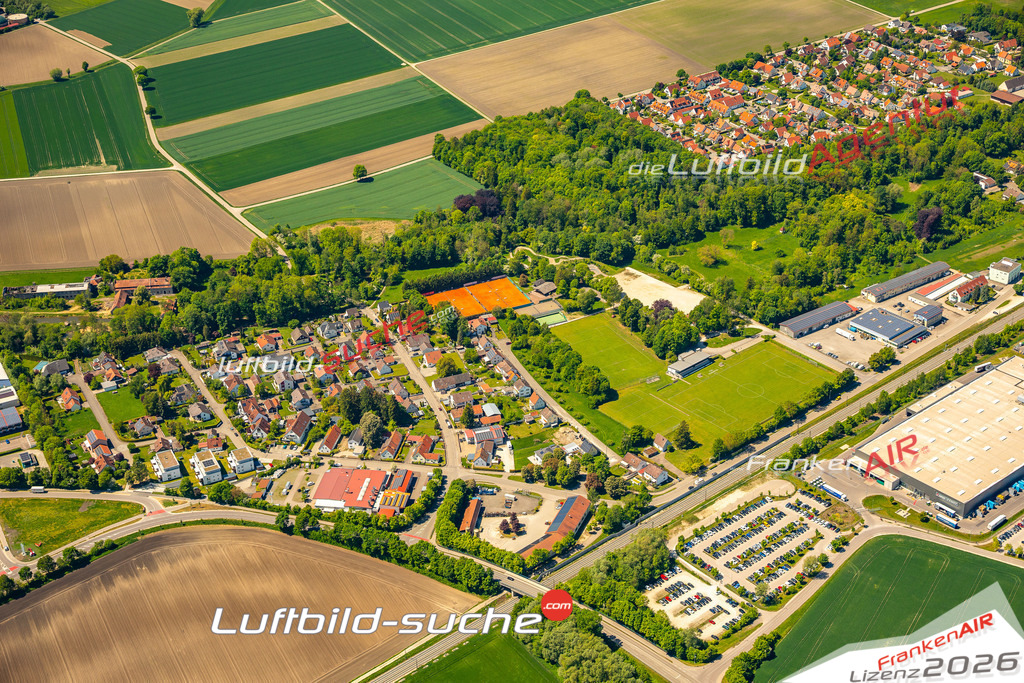 Luftaufnahme von Asbach Asbach-Bäumenheim Bild- Das Luftbild wurde 2025 vom UL-Flugzeug heraus erstellt ( keine Drohne ) - Hochauflösende Luftaufnahme -Nicht vergleichbar mit Google Maps oder Satelittenbilder- Die Geschenkidee !Mit Lizenz und Bildrechte bestellbar