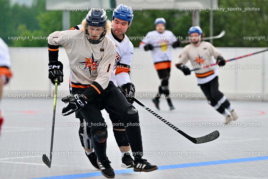 Carinthian Team Zehenthof vs. Ultras Spittal | #1 Gradnitzer Gert Spittal Ultras, #21 Gelfanov Ruslan Carinthian Team Zehenthof, Carinthian Team Zehenthof vs. Ultras Spittal, Carinthian Team Zehenthof vs. Ultras Spittal am 10.05.2026 in Villach (Alpen Arena ), Austria, (Photo by Bernd Stefan)