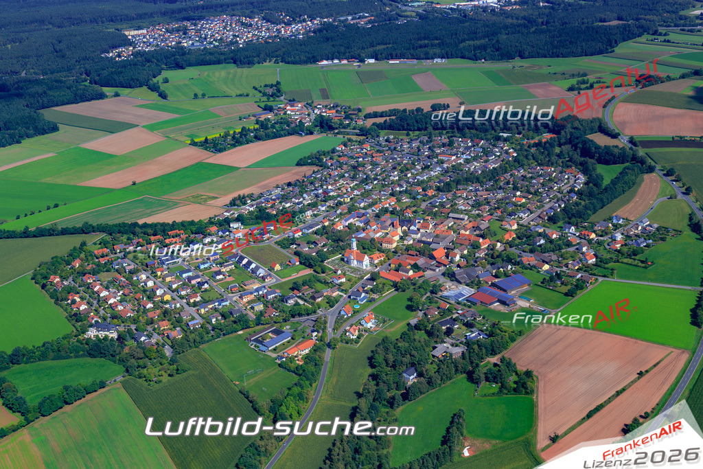 Die Luftaufnahme Neuenkirchen -  wurde 2017 mittels Flugzeug (keine Drohne) erstellt. Perfekte Schärfe und Druck- Auflösung- Garantiert!