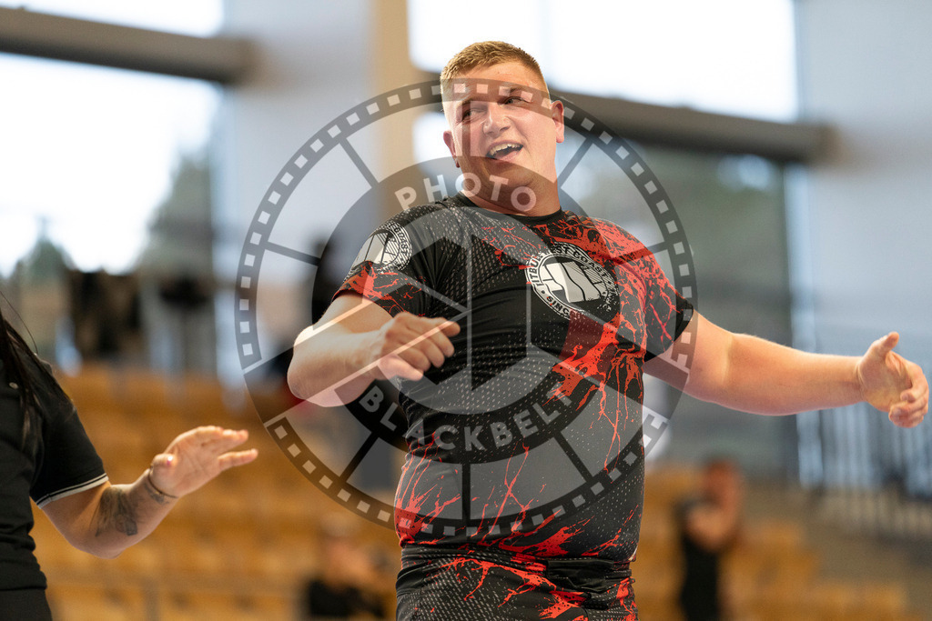 20240316PBB2561 | Athletes compete during the ADCC Eastern European Open grappling Competition in Poznan, Poland, on March 16, 2024.