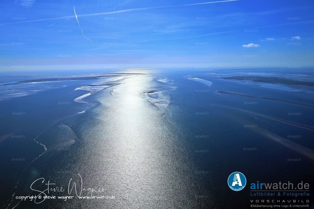 Wattenmeer, Fahrrinne und Priele - Hamburger Hallig - Hallig Hooge - Hallig Langeneß | Wattenmeer, Fahrrinne und Priele - Hamburger Hallig - Hallig Hooge - Hallig Langeneß
