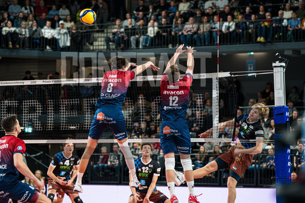 Volleyball I Herren I Saison 2025/2026 I Bundesliga I 10. Spieltag I SVG Lüneburg - WWK Volleys Herrsching | CONTRAST ZERØ MEDIA - Realisiert mit Pictrs.com