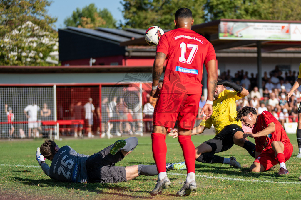 SSV Schwäbisch Hall vs. SG Sonnenhof Großaspach, Fussball, WFV-Pokal, 3. Runde, 11.08.2026 | Fabian Eisele (SG Sonnenhof Großaspach, #23),SSV Schwäbisch Hall vs. SG Sonnenhof Großaspach, Fussball, WFV-Pokal, 3. Runde, 11.08.2026