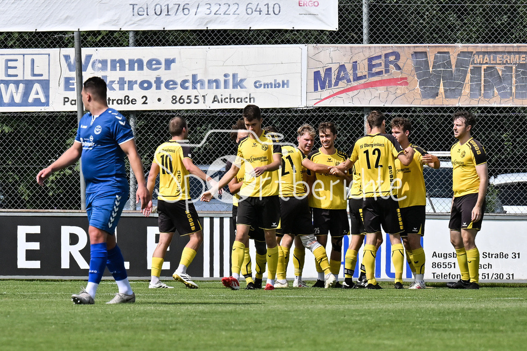VfL Ecknach II - SV Obergriesbach | Jubel nach 0-1, SV Obergriesbach 15