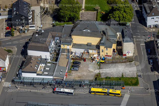 Velbert230407427 | Luftbild, Wohnhaus am ZOB Busbahnhof, Velbert, Ruhrgebiet, Nordrhein-Westfalen, Deutschland