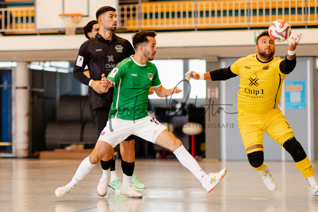 Futsal-Bundesliga, Saison 2025/2026, 4. Spieltag: SC Preußen Münster - SV Pars Neu-Isenburg | Futsal-Bundesliga, Saison 2025/2026, 4. Spieltag, SC Preußen Münster empfängt SV Pars Neu-Isenburg in der Universitäts-Sporthalle in Münster. Foto: sportfotografie.ms | Markus Paletta - Realisiert mit Pictrs.com
