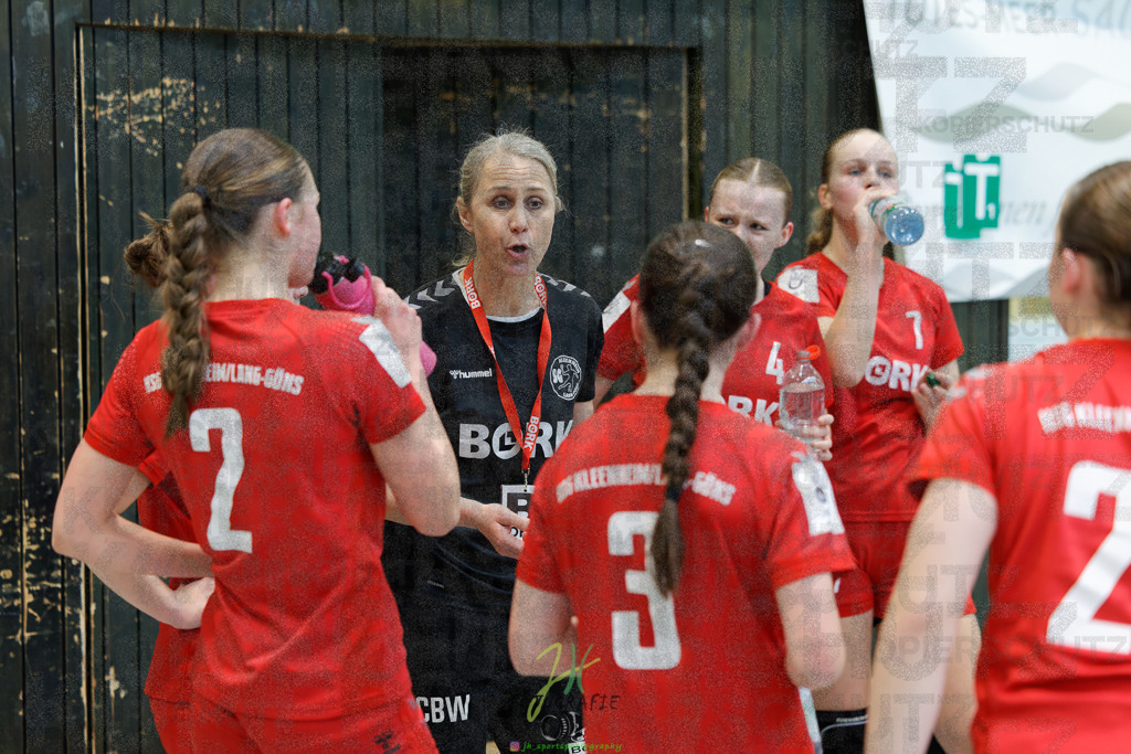 Hessenmeisterschaft wJC - Finale; HSG Kleenheim - HSG Weiterstadt/ Braunsh.Worf. | Hessenmeisterschaft wJC - Finale; HSG Kleenheim - HSG Weiterstadt/ Braunsh.Worf. am 22.03.2025 in Biedenkopf (Sporthalle Lahntalschule)Photo © 2025 - Jörg Heinrich - Realisiert mit Pictrs.com