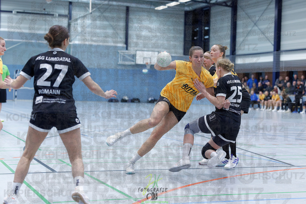 Handball Frauen Oberliga Mitte, HSG Eibelshausen/Ewersbach - HSG Lumdatal | Handball Frauen Oberliga Mitte, HSG Eibelshausen/Ewersbach - HSG Lumdatal am 21.02.2026 in Dietzhölztal-Steinbrücken (Sporthalle am Hammerweiher)Photo © 2026 - Jörg Heinrich - Realisiert mit Pictrs.com
