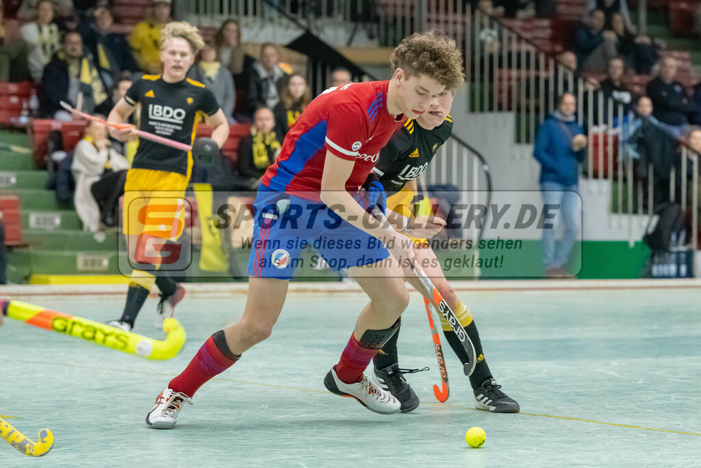 HK_20230305_105914 | Deutsche Meisterschaft MU16 1/2 Finale Mannheimer HC - Harvestehuder THC am 5.3.2023 RWK, Köln ,