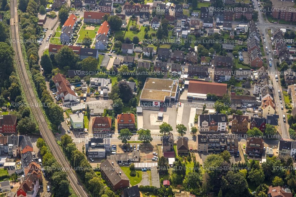 Hamm230900188 | Luftbild, Einkaufszentrum, Penny Supermarkt Bockumer Weg, Bockum-Hövel, Hamm, Ruhrgebiet, Nordrhein-Westfalen, Deutschland
