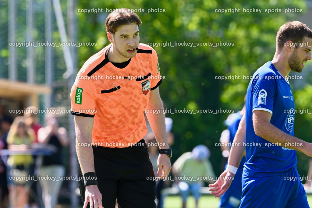 SV Donau vs. Union Matrei | Christoph Günter Messner Referee, #8 Benjamin Cosic Union Matrei, SV Donau vs. Union Matrei, SV Donau vs. Union Matrei am 03.05.2026 in Klagenfurt (Sportplatz Donau), Austria, (Photo by Bernd Stefan)