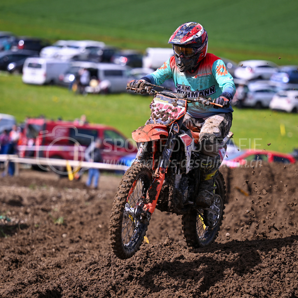 Motocross Schlatt bei Winterthur - 29. April 2023 | #228 Walter Florian aus Hettlingen (CH) auf KTM in der Kategorie MX2 am Motocross Schlatt bei Winterthur, 29. April 2023.
Instagram: @mx_schlatt | @mc_wila | @sam_schweiz
Bild: Sportfotografie Markus Aeschimann | www.markus-aeschimann.ch - Realisiert mit Pictrs.com