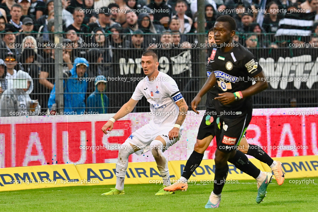 SAK vs. SK Sturm 22.7.2023 | #24 Zoran Vukovic, #44 Amadou Dante