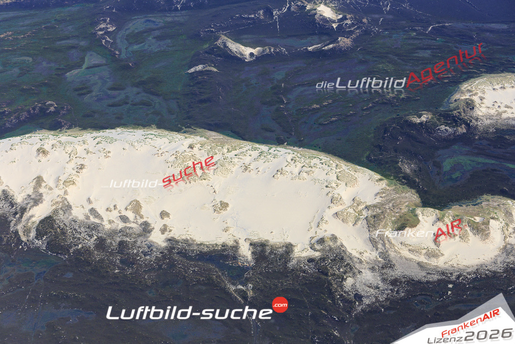 Die Luftbildaufnahme Duene-nord - Sylt wurde 2018 mittels Flugzeug (keine Drohne) erstellt. Perfekte Schärfe und Druck- Auflösung- Garantiert!