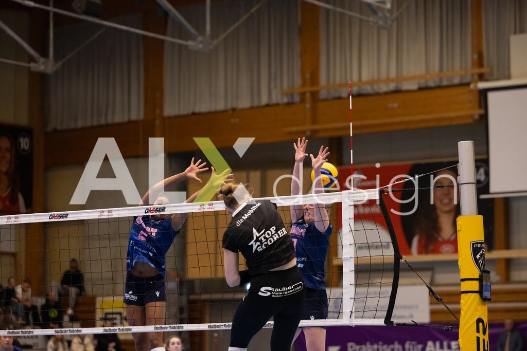 Volleyball I Frauen I Saison 2025-2026 I Volleyball NLA | Women I 1/2 Finals I  VC Kanti Schaffhausen - Sm'Aesch Pfeffingen I 18.03.2026 | 9 Jordan Lockwood (USA) (VC Kanti Schaffhausen) – Diagonal - Realisiert mit Pictrs.com