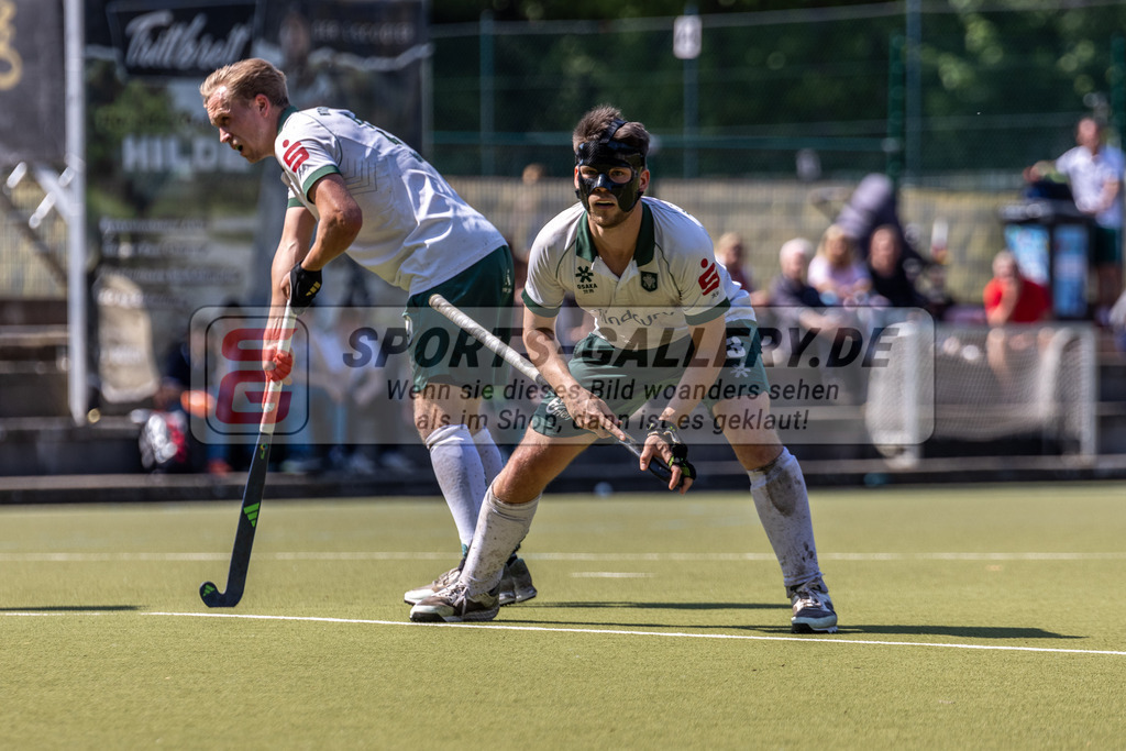 MJ_2024-.05-11-H-HTCU-Alster-46 | Max Godau (Uhlenhorst Mülheim #23), Uhlenhorst Mülheim - Der Club an der Alster am 11.5.2024 im Waldstadion, Mülheim a. d. Ruhr