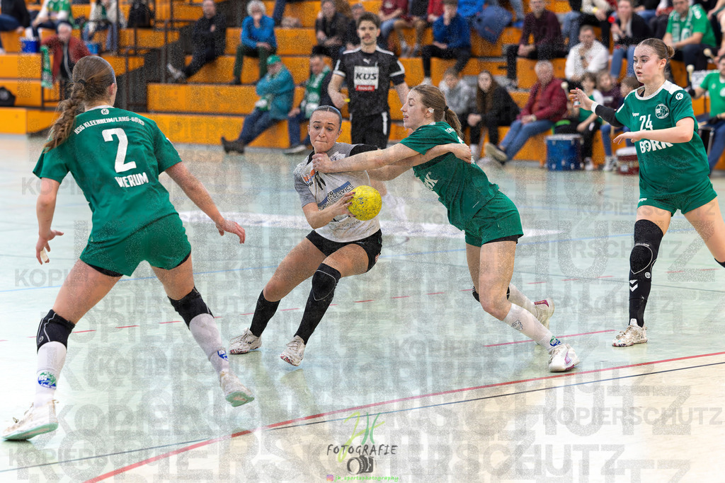 Jugendbundesliga wJA, Pokalrunde, HSG Kleenheim/Langgöns - Frisch Auf Göppingen | Jugendbundesliga wJA, Pokalrunde, HSG Kleenheim/Langgöns - Frisch Auf Göppingen am 28.02.2026 in Oberkleen (Weidig-Halle)Photo © 2026 - Jörg Heinrich - Realisiert mit Pictrs.com