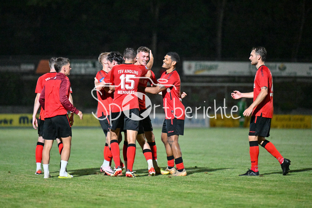 TSV Aindling - FC Kempten | Jubel nach 2-0 durch TSV Aindling #9