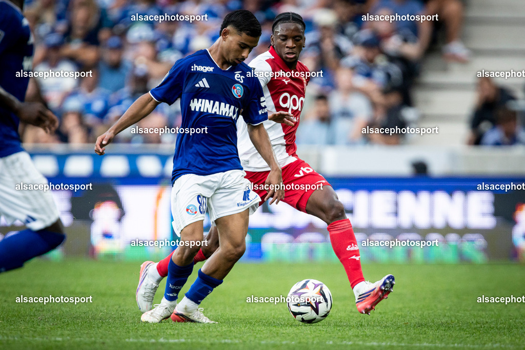 9L6A8527 | Gessime Yassine #80 (Racing de Strasbourg) et Flávio Nazinho #20 (AS Monaco) - Realisiert mit Pictrs.com