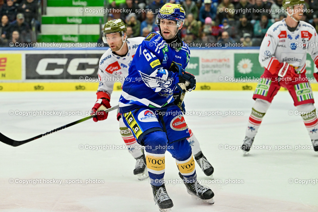 EC VSV vs. HC Bozen 16.2.2024 | #62 Tyler Steenbergen, EC VSV vs. HC Bozen 16.2.2024, EC VSV vs. HC Bozen 16.2.2024 am 16.02.2024 in Villach (Stadthalle Villach), Austria, (Photo by Bernd Stefan)
