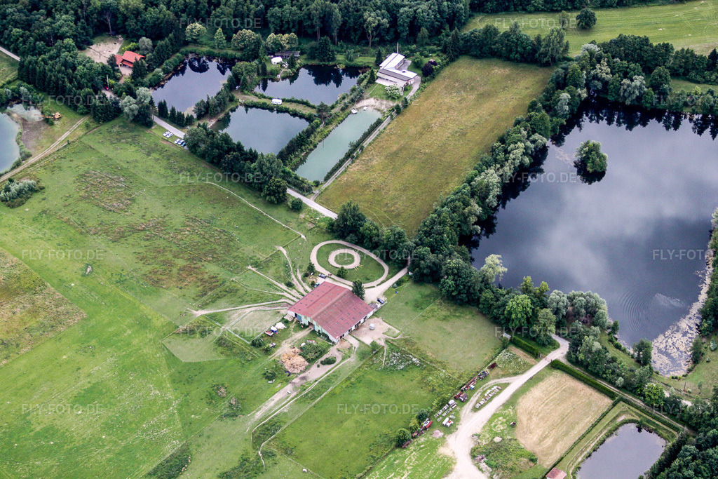 Luftbild: Ortsansicht in Forstfeld im Bundesland Bas-Rhin in Frankreich. Foto: IMG_19074.jpg vom 20.06.2009 durch Werner Riehm/FLY-FOTO.de