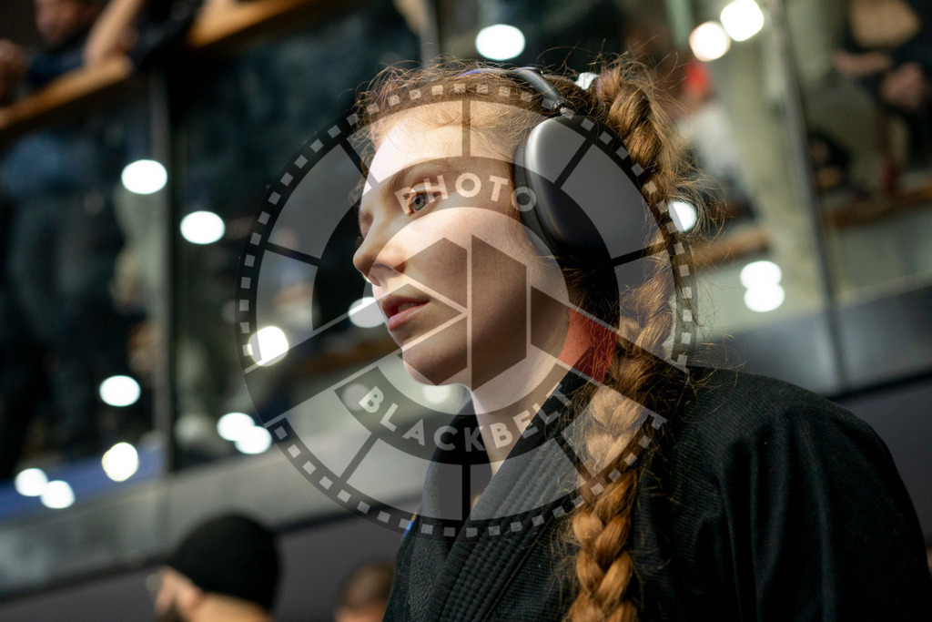 20240124PBB02044 | Fighters compete during the second day of the IBJJF European Championship in Paris, France, on January 24, 2024.