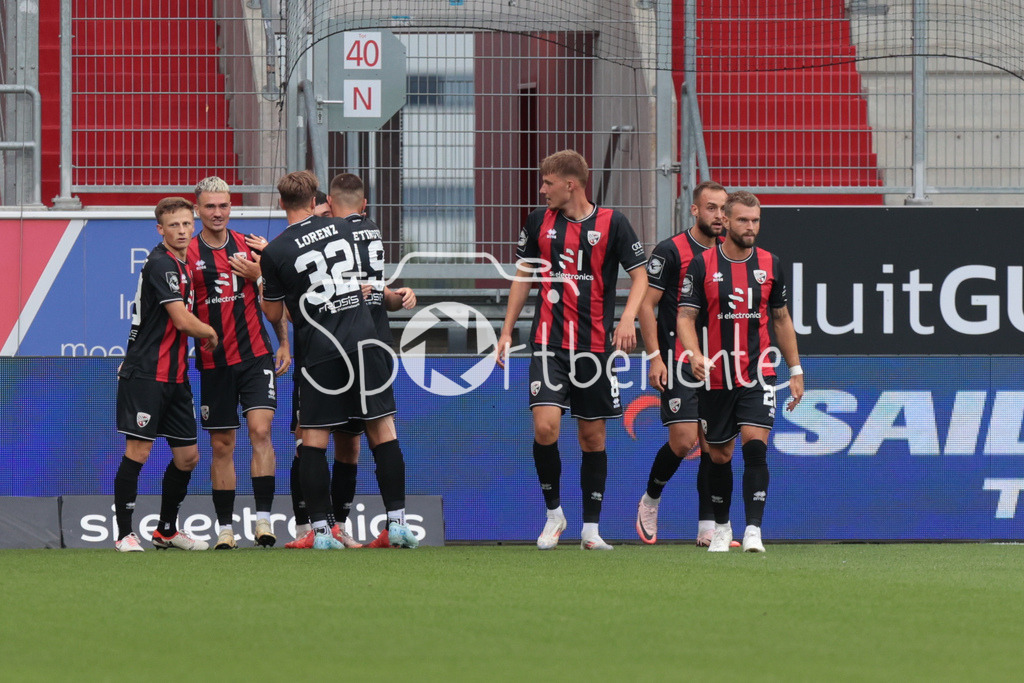 FC Ingolstadt - SV Waldhof Mannheim | Jubel nach dem Treffer zum 1-0 durch Felix KEIDEL (FCI #43) / Tor / Freude / Torschuetze