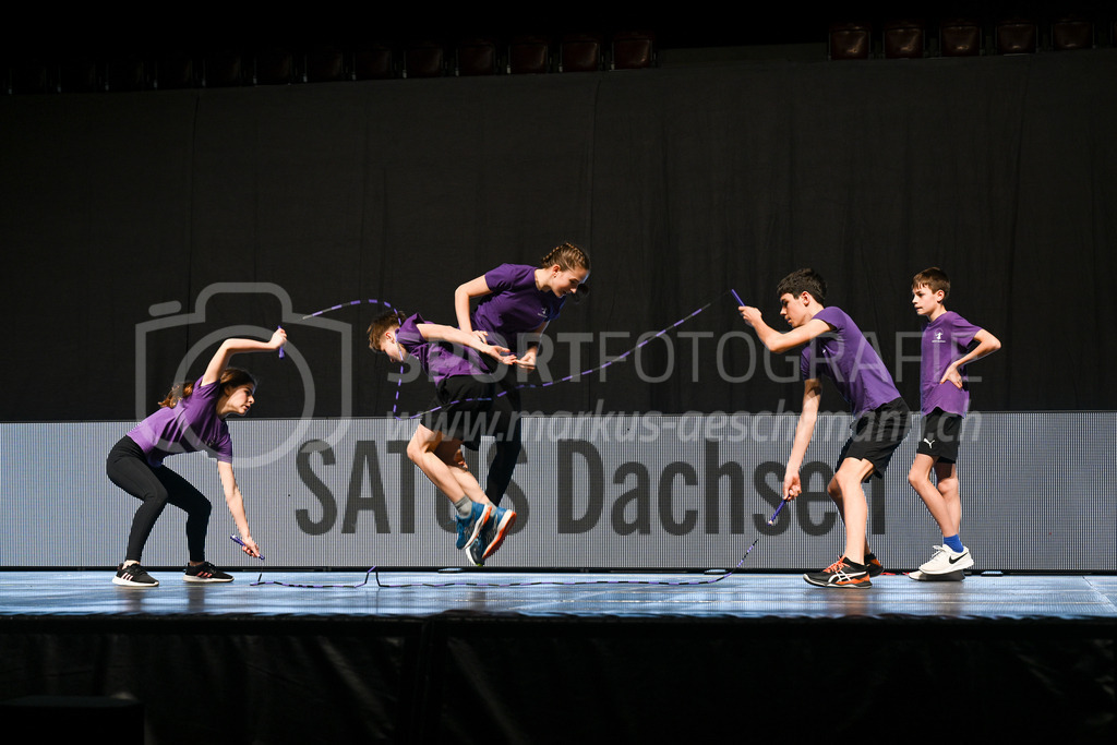 Winterthurer Sportehrung - 23. Februar 2023 | Winterthurer Sportehrung
AXA Arena, Winterthur
Show-Einlage mit SATUS Dachsen (Rope Skipping).
Bild: Sportfotografie Markus Aeschimann | www.markus-aeschimann.ch - Realisiert mit Pictrs.com