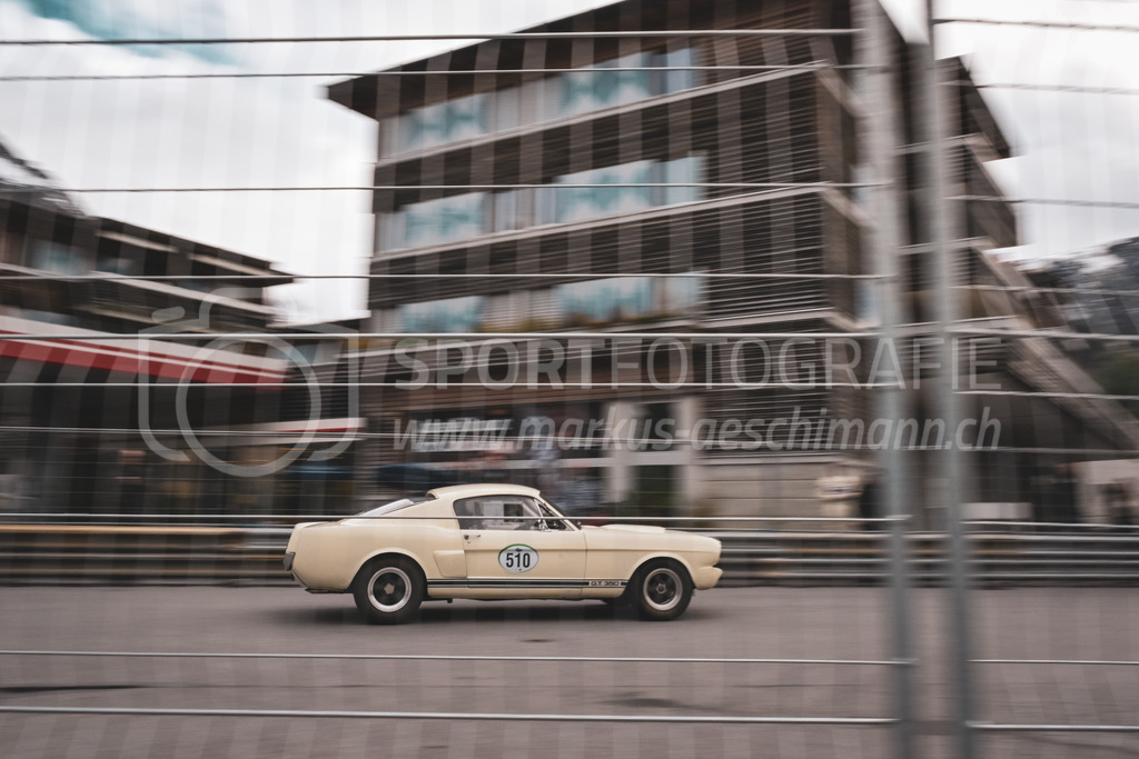 21. Arosa ClassicCar 2025 - 5. September 2025 | Lorenzo Studer aus Ascona (SUI) in einem Ford Mustang aus dem Jahre 1966 mit Startnummer 510 am Arosa ClassicCar 2025 in der Kategorie Competition..@arosaclassiccar, @arosa.official, #arosaclassiccar, #arosa, #76curves, #classiccarBild: Sportfotografie Markus Aeschimann | www.markus-aeschimann.ch - Realisiert mit Pictrs.com