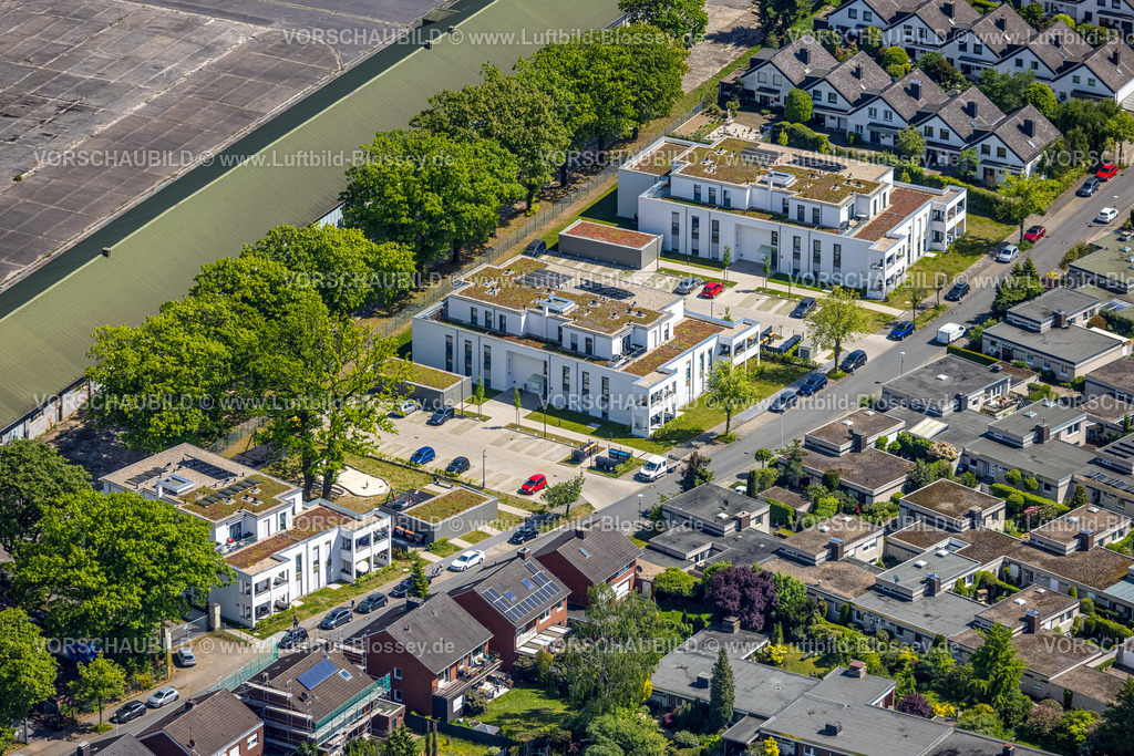 Hamm250500366Schuetzenstrasse | Luftbild, Neubaugebiet Schützenstraße, Dachbegrünung, Hamm , Ruhrgebiet, Nordrhein-Westfalen, Deutschland