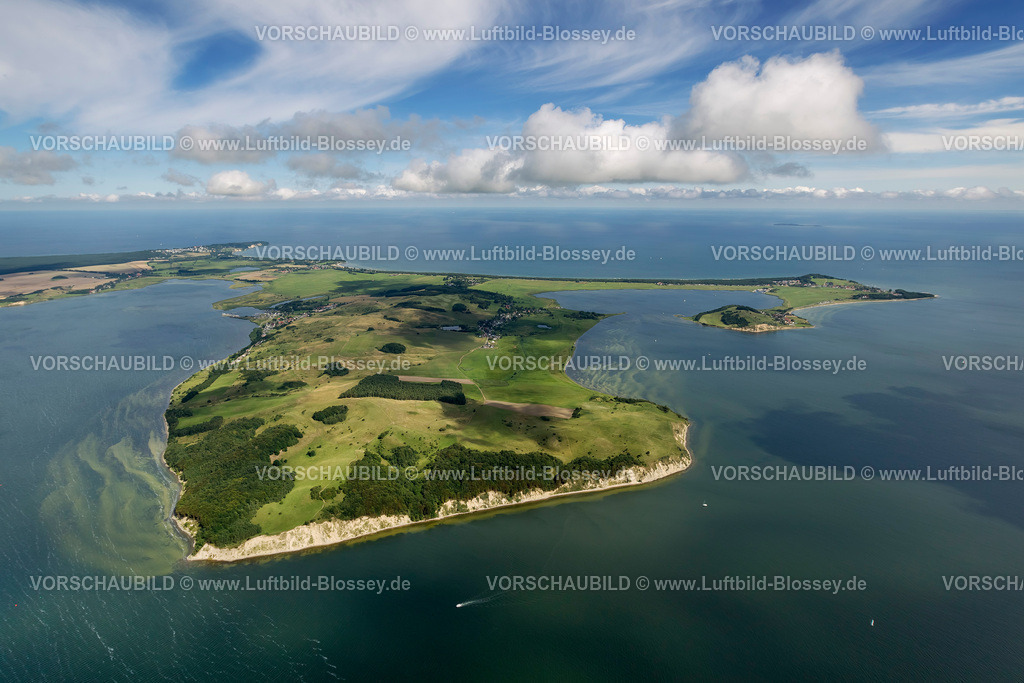 Ruegen12083476Moenchgut | Luftbild, Biosphärenreservat Süd-Ost Rügen, Mönchgut Südpferd, Zickersee,  Gager, Insel Rügen, Mecklenburg-Vorpommern, Deutschland, Europa