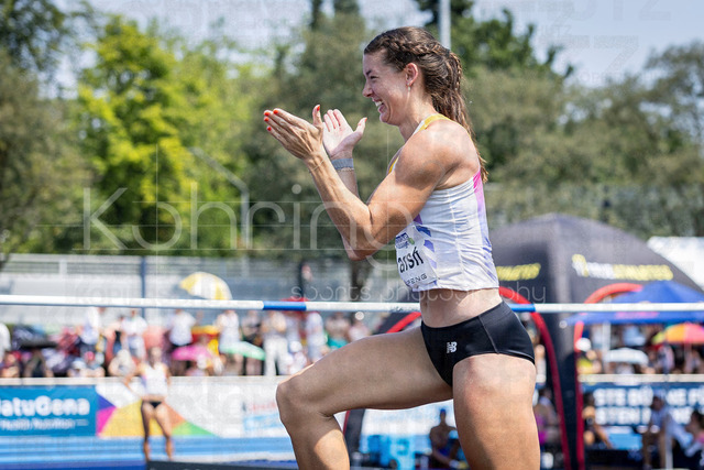 Multisport Event; Ratingen, 27.06.2026 | RATINGEN, GERMANY - JUNE 27, 2026 : Erin Marsh (USA / United States) competing in the high jump during the Multisport Event at Stadion Ratingen on June 27, 2026 in Ratingen, Germany.