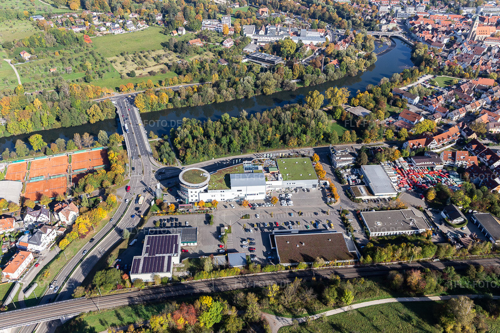 Luftbild: El Sombrero in Nürtingen im Bundesland Baden-Württemberg in Deutschland. Foto: IMG_119272.jpg vom 14.10.2019 durch Werner Riehm/FLY-FOTO.de