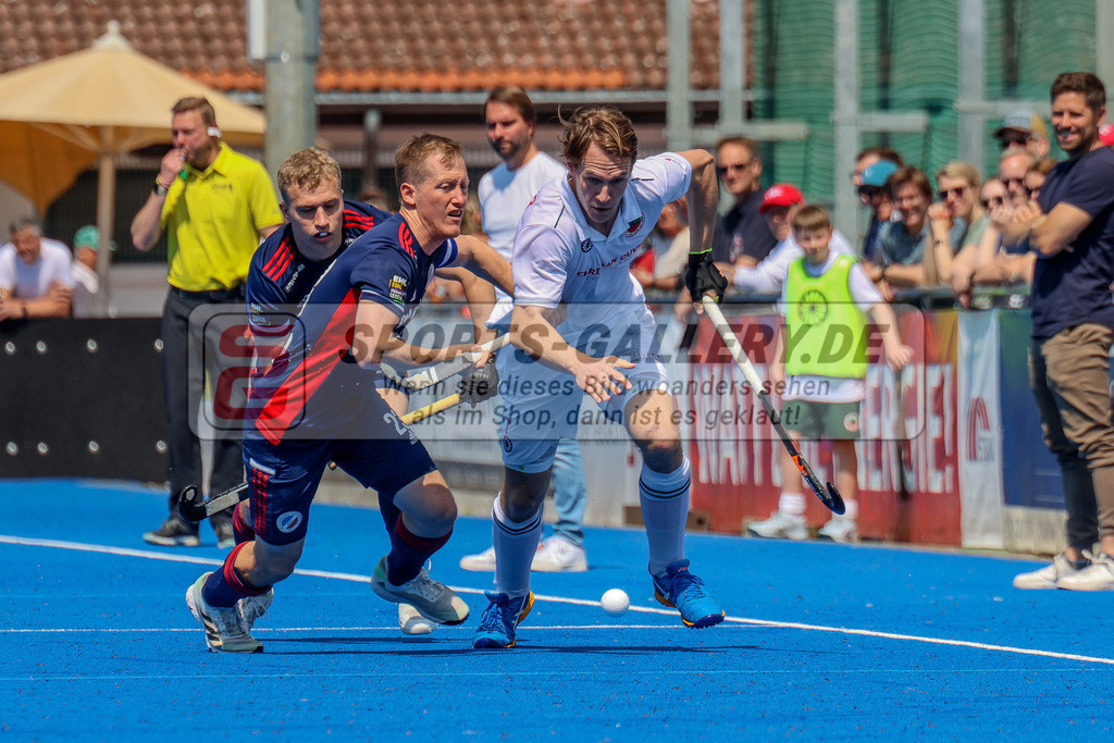 MJ_2023-05-13 Herren CHTC - MHC-8 | Linus Michler (Crefelder HTC #7) &amp; Jan-Philipp Fischer (Mannheimer HC #23), Crefelder HTC - Mannheimer HC am 13.5.2023 in der Gerd-Wellen-Sportanlage, Krefeld