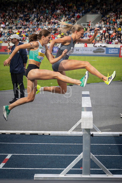 Deutsche Leichtathletik-Meisterschaften; Bochum-Wattenscheid, 26.07.2026 | 3000m Hindernis Finale mit Gesa Felicitas Krause (Silvesterlauf Trier) und Lea Meyer (VfL Löningen); Deutsche Leichtathletik-Meisterschaften am 26.07.2026 im Lorheide-Stadion, Bochum-Wattenscheid (Nordrhein-Westfalen).