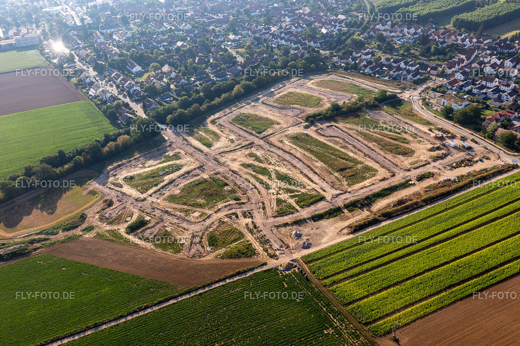 Baugebiet Höhenweg 2 | Luftbild: Baugebiet Höhenweg 2 in Kandel im Bundesland Rheinland-Pfalz in Deutschland. Foto: IMG_122062.jpg vom 08.08.2020 durch ©2025 Werner Riehm fly-foto.de/copyright - Realisiert mit Pictrs.com