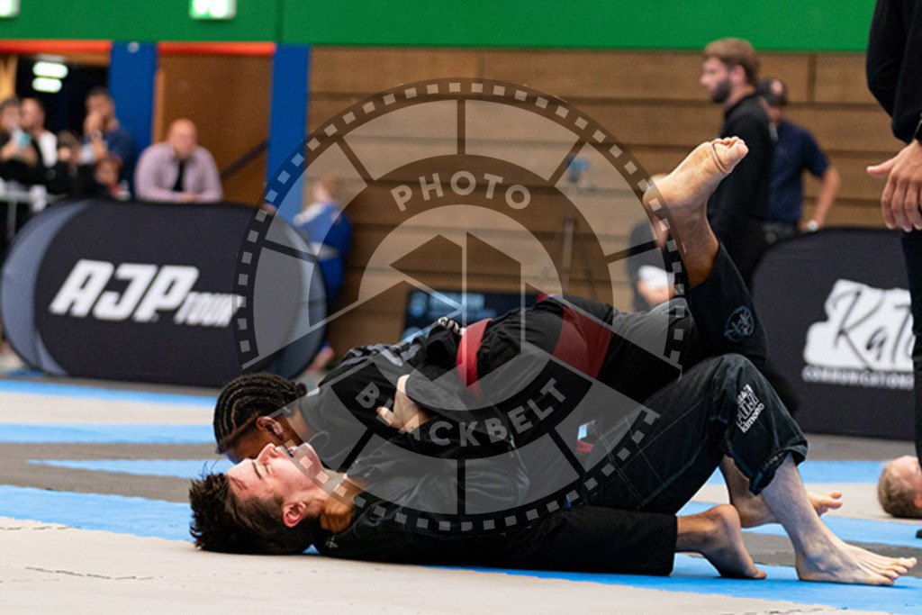 20230826PBB51127 | Fighters compete during the AJP INTLPRO BJJ and grappling competition in Hamburg, Germany, on August 26 2023.