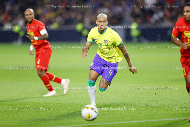 220923bravsgha_0184 | Frankreich Le Havre, 23.09.2022 xabx Nationalteams Freundschaftsspiel Brasilien – Ghana v.l., Richarlison (Brazil),in Aktion - Realisiert mit Pictrs.com