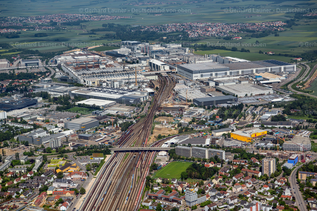 3803966 | Bahnhof, Ingolstadt Nord und Audi Werk