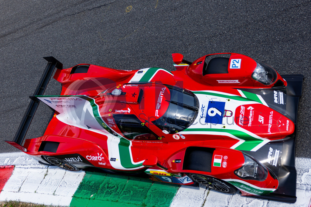 Trainproduction-20230708-0138 | MONZA,ITALY,08.Jul.23 - MOTORSPORTS - WEC, FIA World Endurance Championships, 6h of Monza, Autodromo Monza. Image shows Bent Viscaal (NED), Andrea Calarelli (ITA) and Filip Ugran (ROU/ Prema Racing). Photo: Trainproduction / Matthias Trinkl