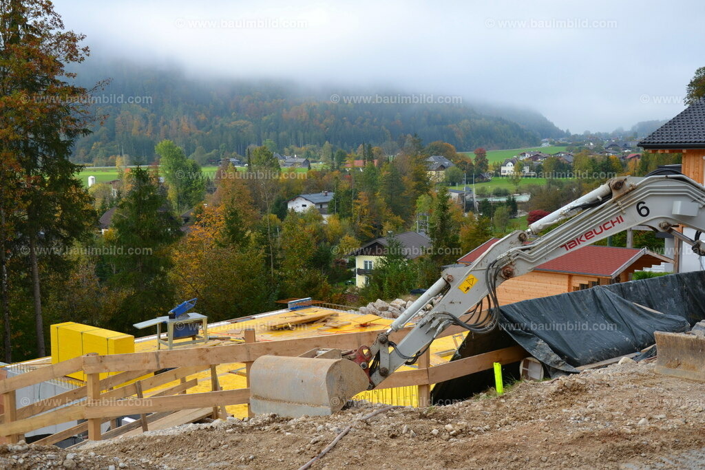 Deckenschalung | Eingeschalte Geschoßdecke über Keller in Hanglage