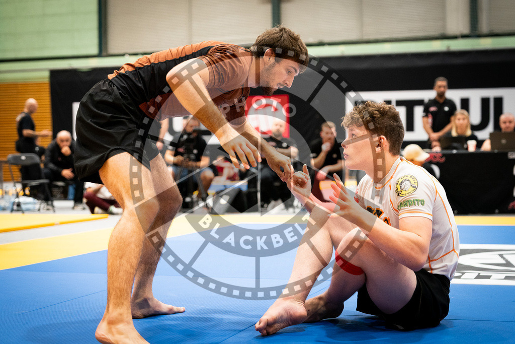 20250906PBB4551 | Fighters compete during the ADCC European Trials  competition in Warsaw, Poland, on September 6, 2025.