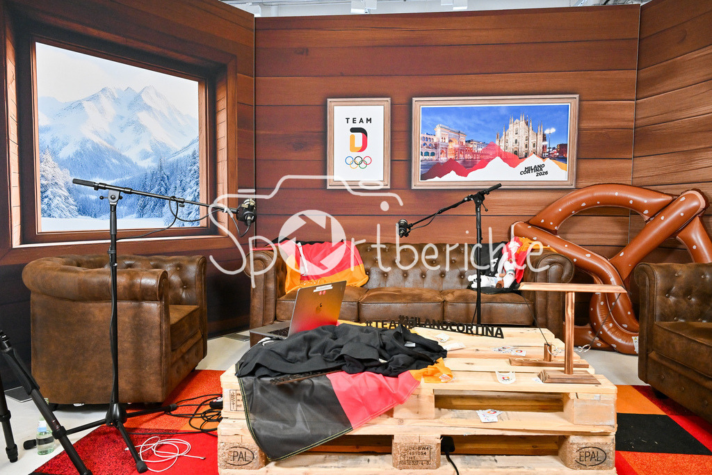Einkleidung Team D Milano Cortina 2026 | Munich, GERMANY - 12. JANUARY: Impressionen von der Einkleidung des Teams D am 12.01.2026 in der MTC world of fashion in München