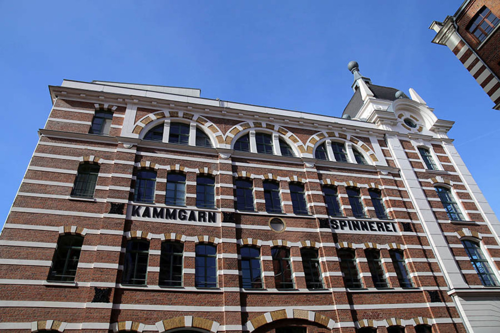 Foto: Leipzig - Buntgarnwerke ehemals Kammgarn Spinnerei | Das Team hinter BILDLEXIKON LEIPZIG bündelt historische wie aktuelle Informationen über die Stadt Leipzig in Text und Bild auf einer Plattform und stellt diese der interessierten Öffentlichkeit zur Verfügung.