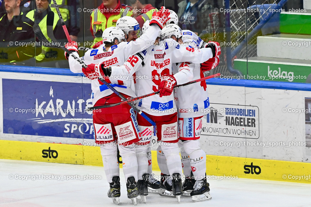 EC IDM Wärmepumpen VSV vs. EC KAC 7.3.2023 | Jubel EC KAC Mannschaft