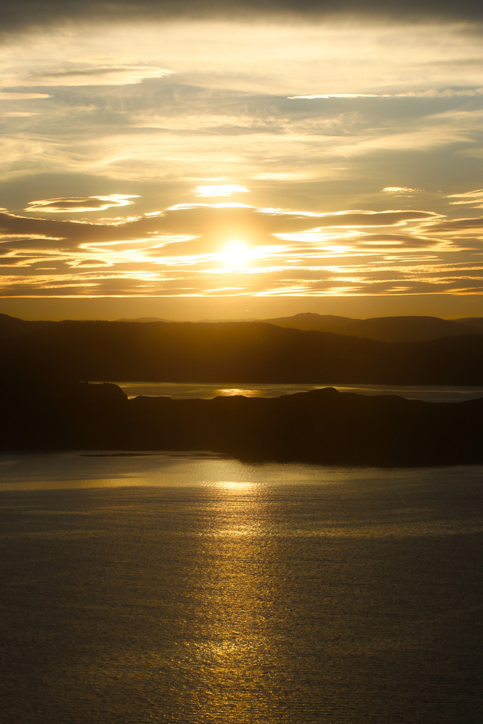 Sonnenuntergang über den Fjorden | Landschaftsbilder-MV - Realisiert mit Pictrs.com
