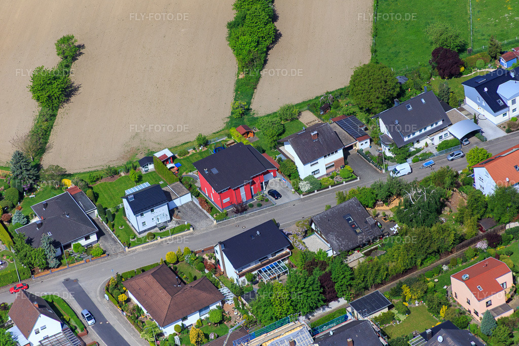 Luftbild: Konrad-Adenauer-Ring in Hagenbach im Bundesland Rheinland-Pfalz in Deutschland. Foto: IMG_078491.jpg vom 08.05.2015 durch Werner Riehm/FLY-FOTO.de