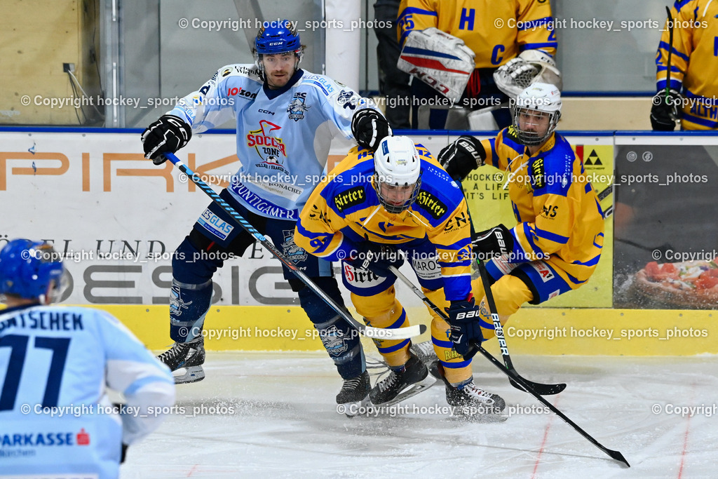 ESC Steindorf vs. EHC Althofen 22.2.2023 | #21 Steiner Kevin, #94 Zemasch Marcel