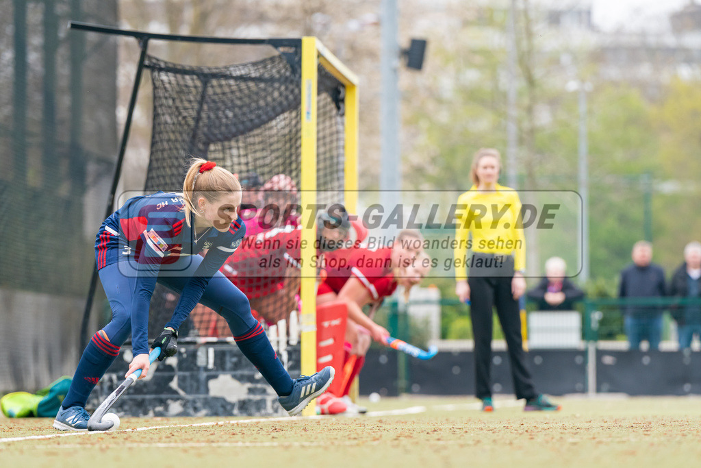 HK_20230416_901656 | 1. Bundesliga Damen Düsseldorfer HC - Rot-Weiss Köln am 16.4.2023 DHC Düsseldorf, Düsseldorf , Annika Sprink ( Düsseldorfer HC #3 )